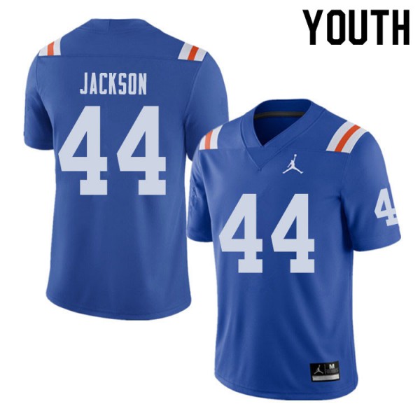 Jordan Brand Youth #44 Rayshad Jackson Florida Gators Throwback Alternate College Football Jersey